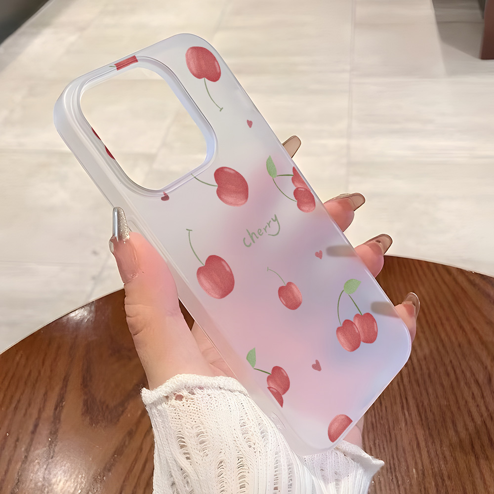Phone Cases Iphone 16 Pro Max - Cherry Phone Case Frosted For iPhone