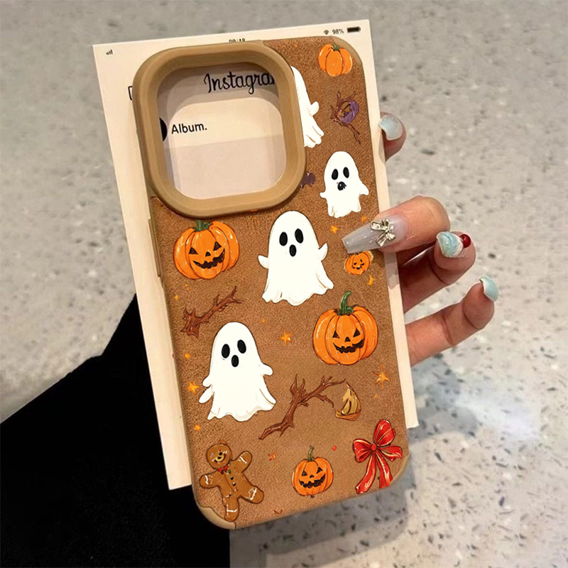 Phone Cases Xr Cute - Halloween Cute Pumpkin Ghost Phone Case