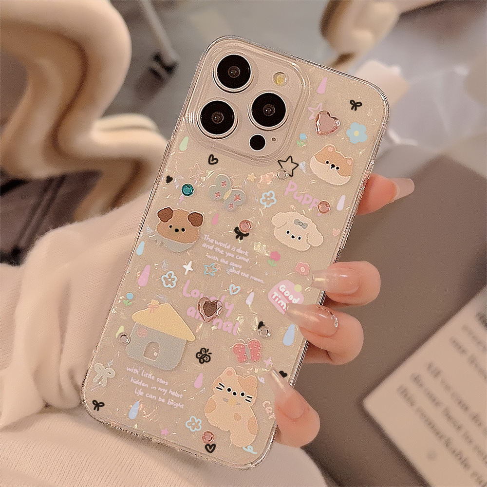 Cute Cartoon Puppy Shell Patte - Phone Cases Xr Cute ulasan dan harga