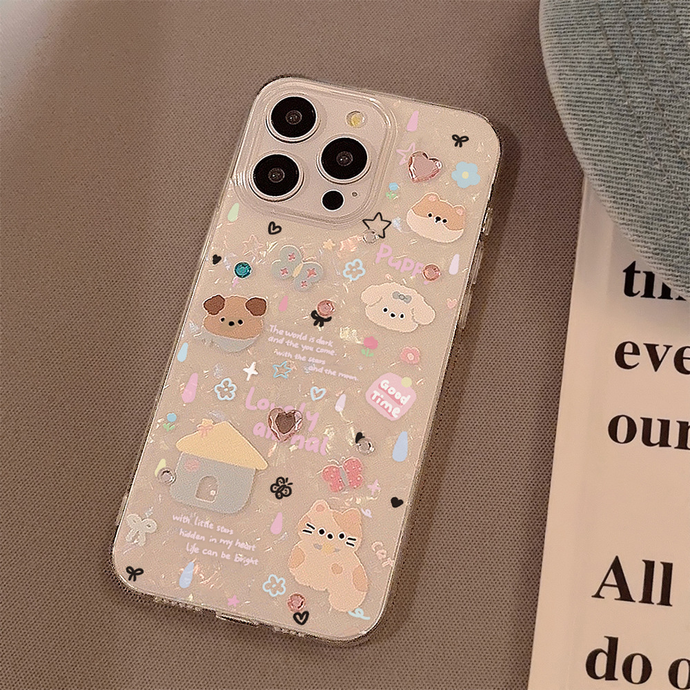 Cute Cartoon Puppy Shell Patte - Phone Cases Xr Cute ulasan dan harga