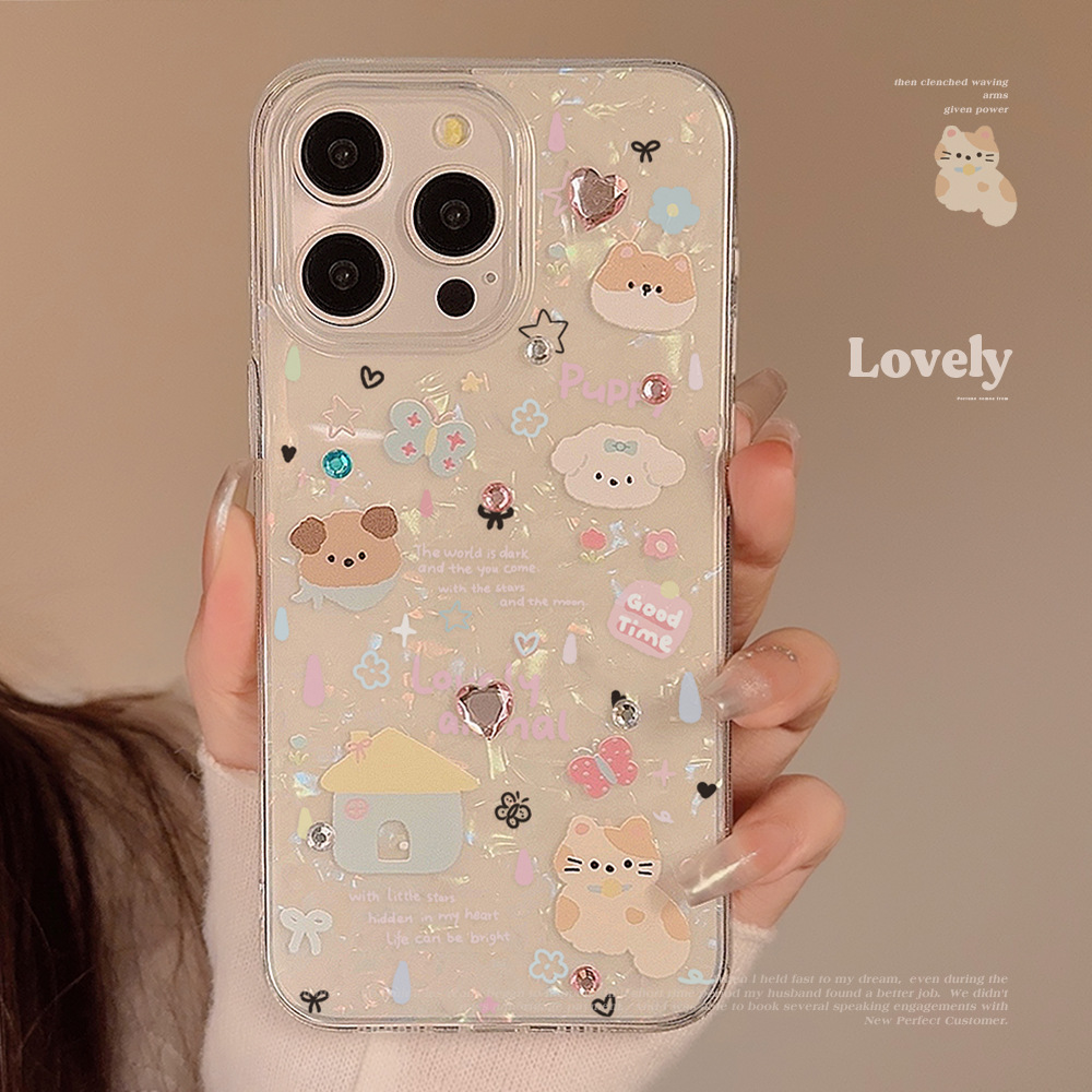 Cute Cartoon Puppy Shell Patte - Phone Cases Xr Cute ulasan dan harga