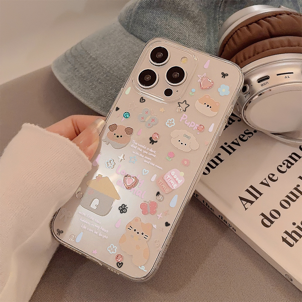 Cute Cartoon Puppy Shell Patte - Phone Cases Xr Cute ulasan dan harga