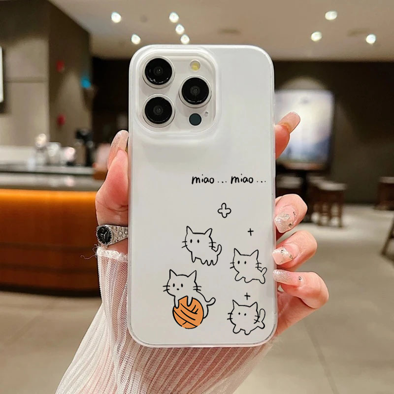 Cute Black Cat Pattern Phone C - Phone Cases Xr Cute ulasan dan harga
