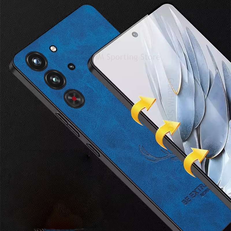 3D Cartoon Elk Deer Head Leath - Phone Cases Red Deer ulasan dan harga