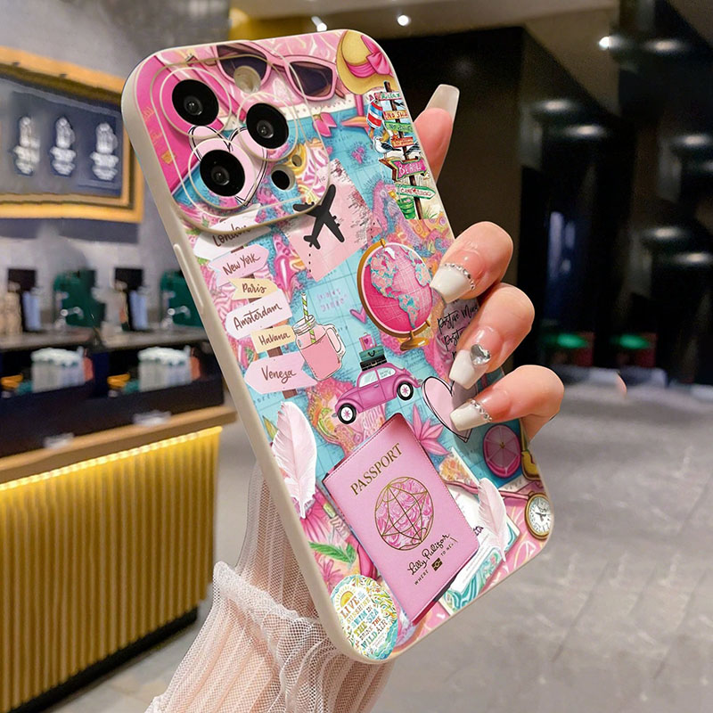 Travel Plane Printed Matte Ant - Phone Cases Drop Proof ulasan dan harga