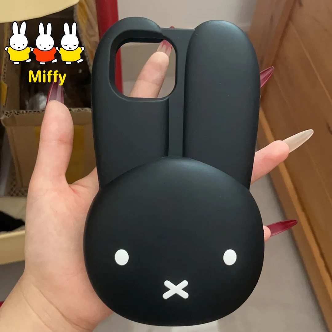 Miffy Rabbit Black Silicone Ph - Phone Cases Big W ulasan dan harga