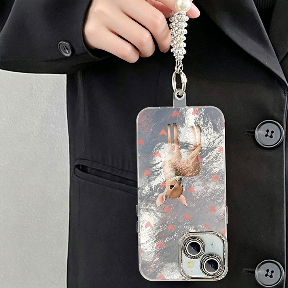 Cute Korean Red Love Deer Phon - Phone Cases Red Deer ulasan dan harga