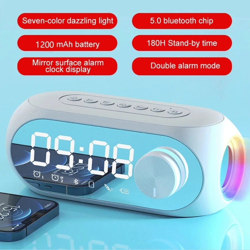 Alarm Clock Radio FM Bluetooth - Phone Cases Big W ulasan dan harga