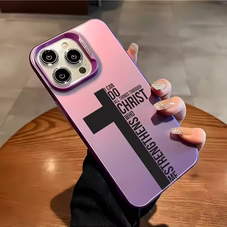 Anti Fingerprint Cross Bible P - Phone Cases Iphone 16 Pro Max ulasan dan harga