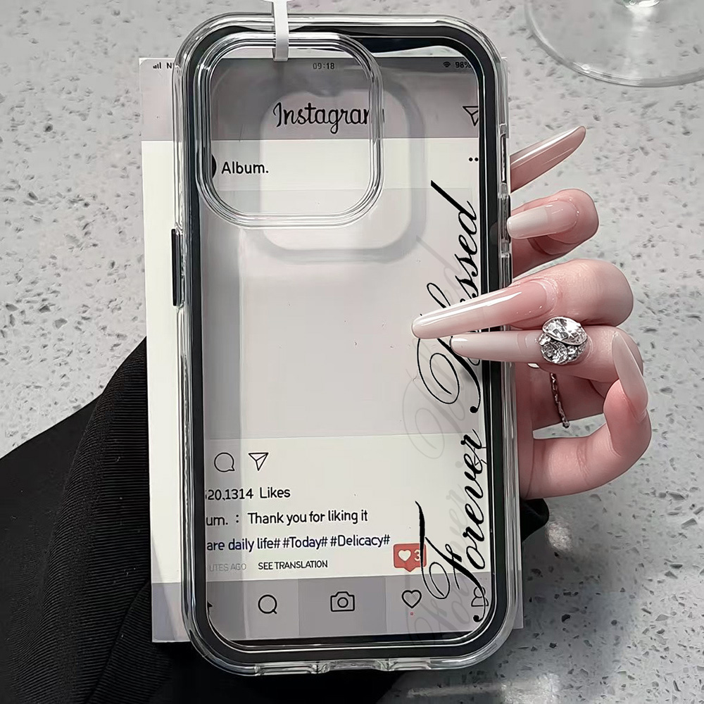 Forever Blessed Simple Clear P - Phone Cases Online ulasan dan harga
