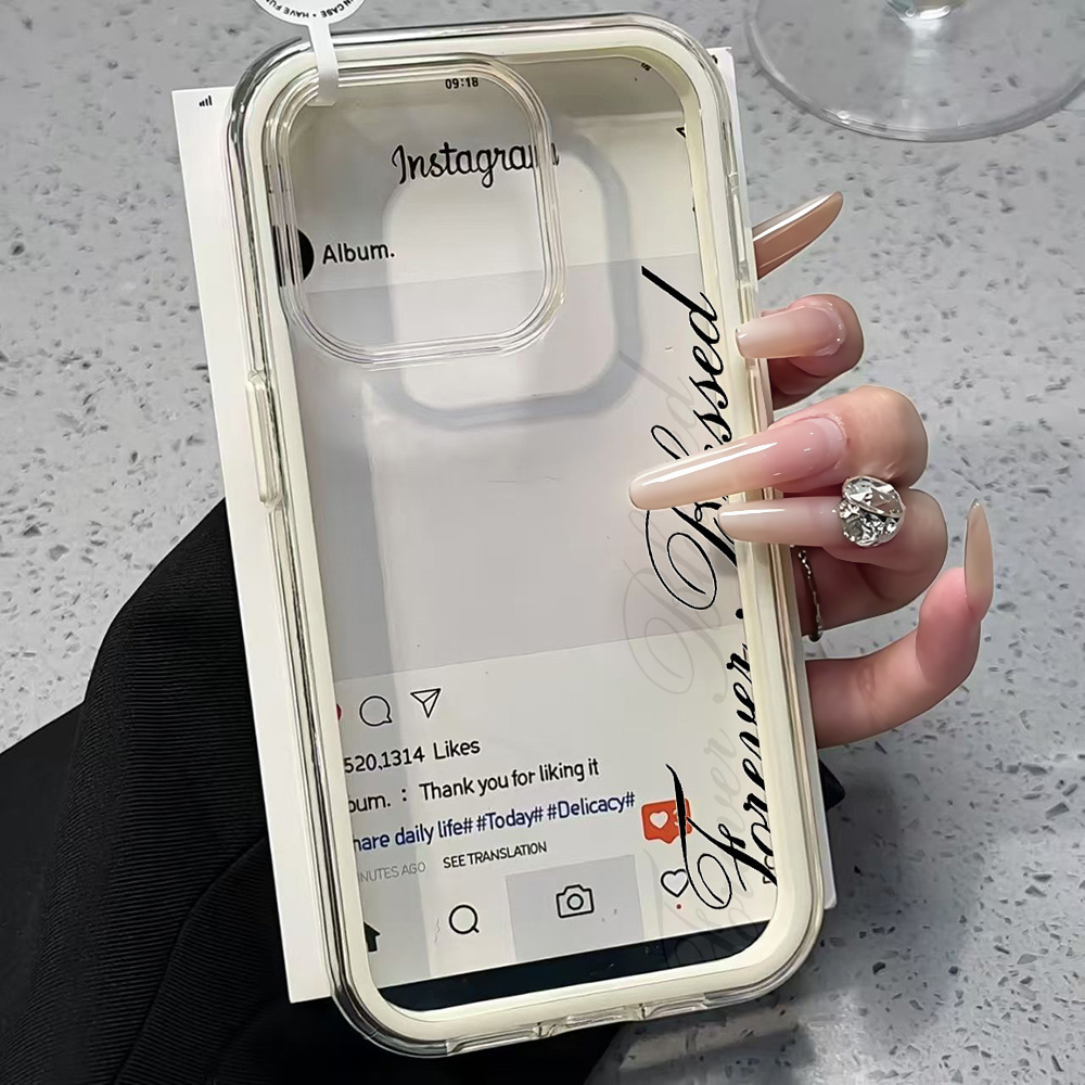 Forever Blessed Simple Clear P - Phone Cases Online ulasan dan harga