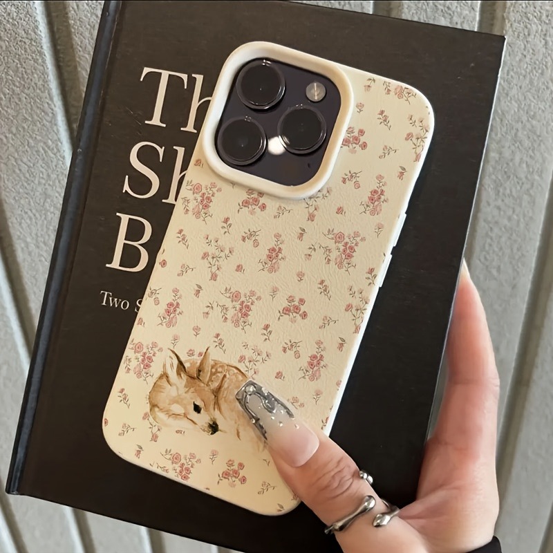 Cute Deer Full Floral Pattern  - Phone Cases Online ulasan dan harga