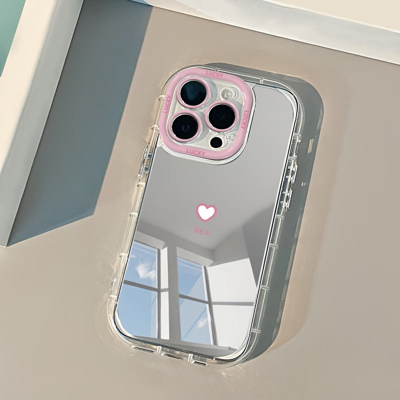 Nice Heart Makeup Mirror Phone - Phone Cases Xr Cute ulasan dan harga