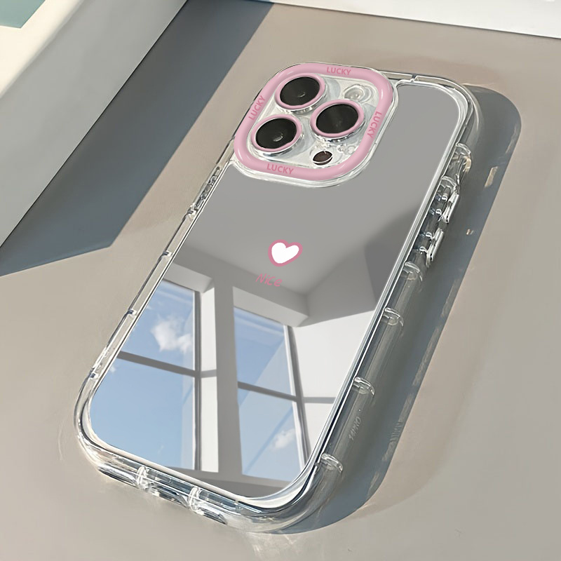 Nice Heart Makeup Mirror Phone - Phone Cases Xr Cute ulasan dan harga