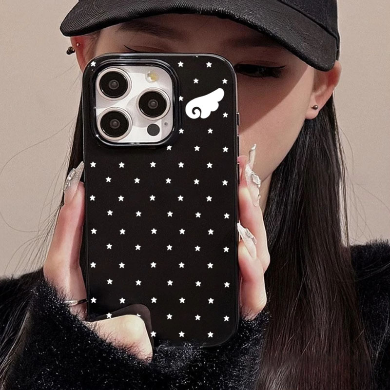 Cute Star Angel Wings Black Si - Phone Cases Xr Cute ulasan dan harga