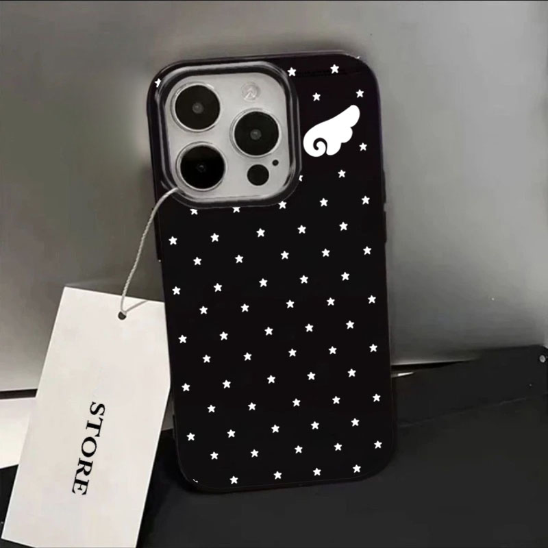 Cute Star Angel Wings Black Si - Phone Cases Xr Cute ulasan dan harga