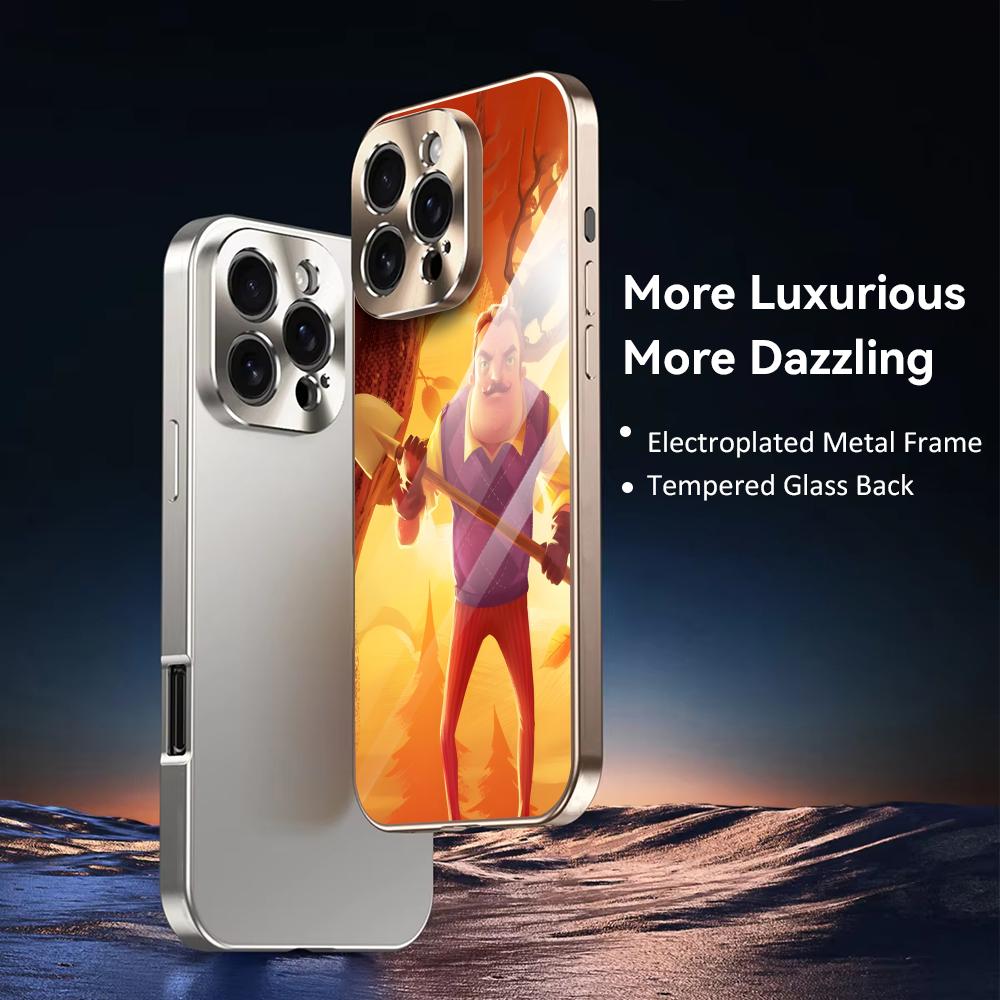 Game H-Hello Neighbor Phone Ca - Phone Cases Metal ulasan dan harga