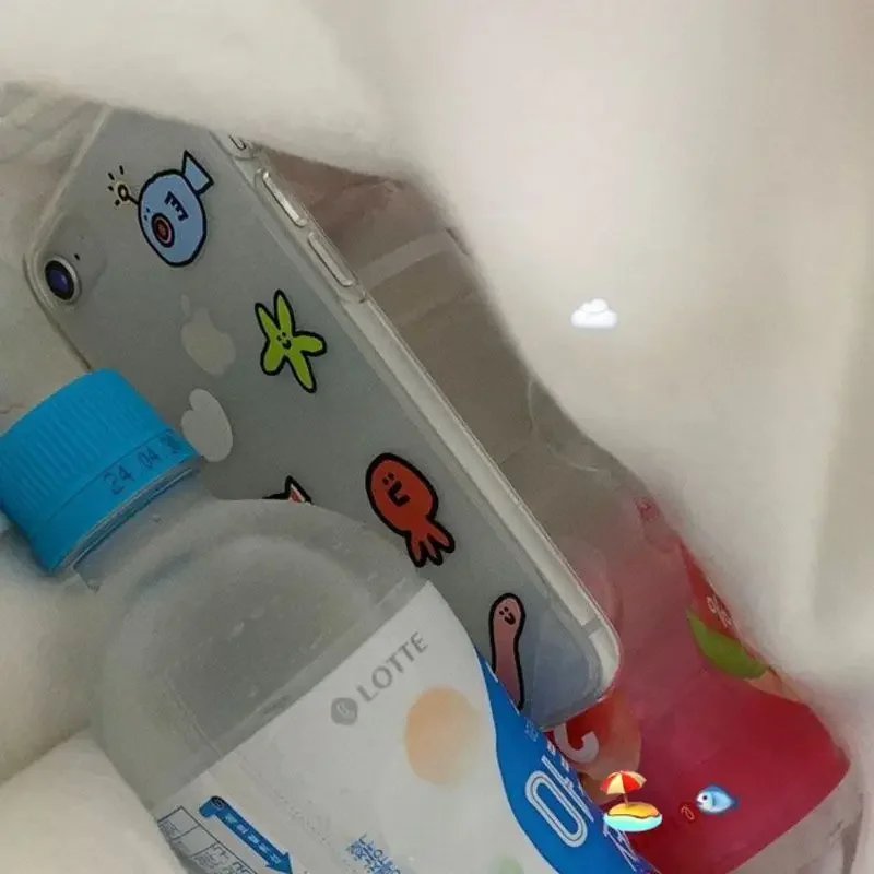 Ins Kawaii Ocean Creatures Cut - Phone Cases Y2K ulasan dan harga