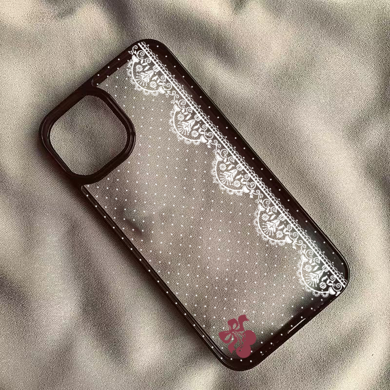 Cute Cherry Bow White Lace Pol - Phone Cases Xr Cute ulasan dan harga