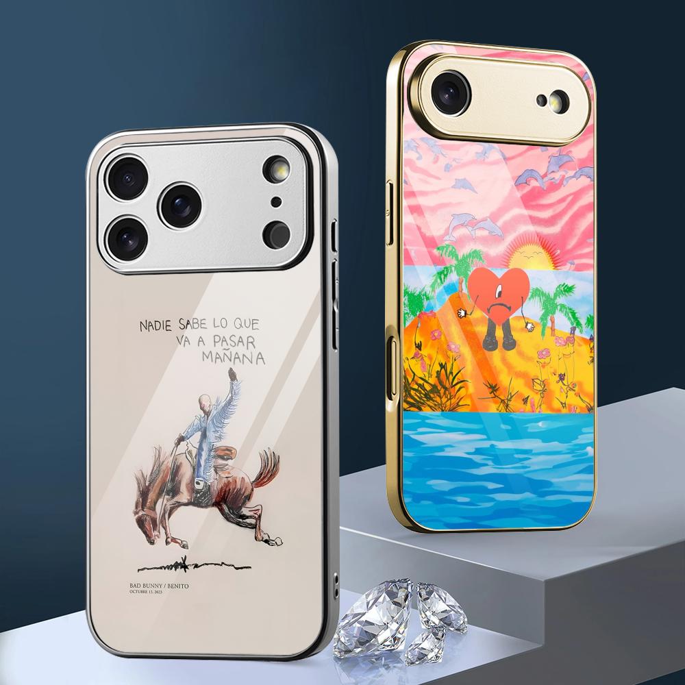 Rock Music Bad B-Bunny Phone C - Phone Cases Metal ulasan dan harga
