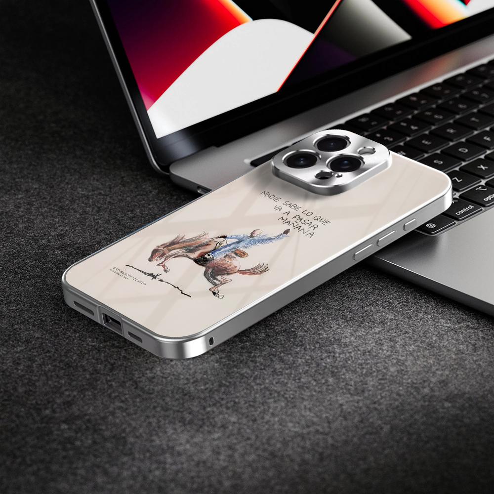Rock Music Bad B-Bunny Phone C - Phone Cases Metal ulasan dan harga