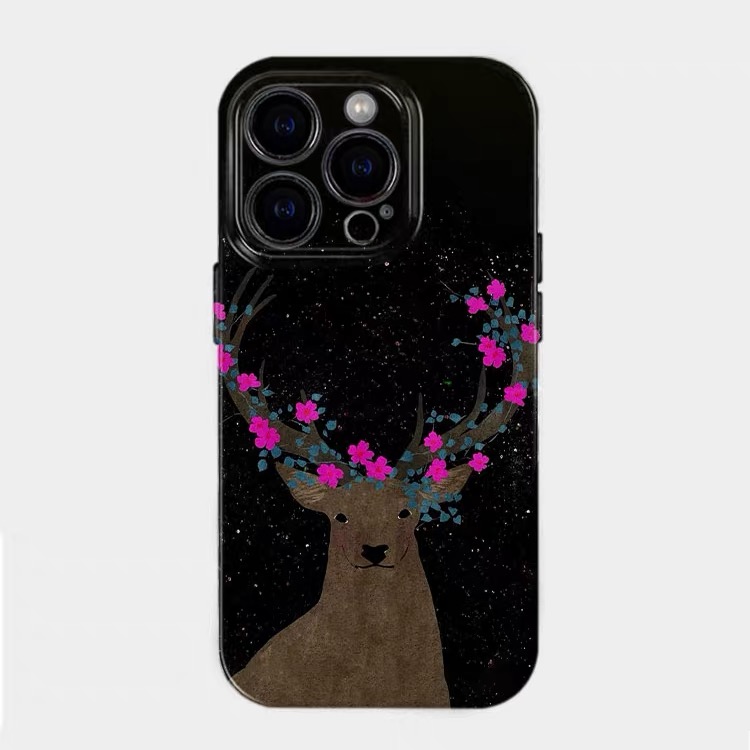 Black and Red Sika Deer Phone  - Phone Cases Red Deer ulasan dan harga