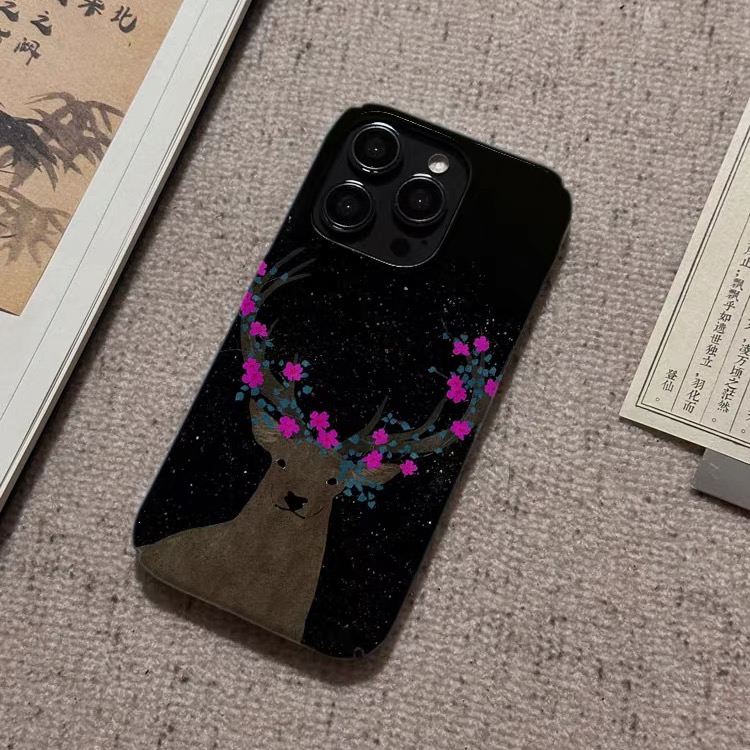 Black and Red Sika Deer Phone  - Phone Cases Red Deer ulasan dan harga