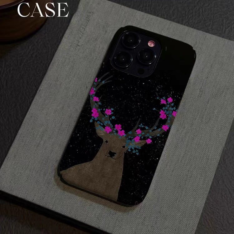 Black and Red Sika Deer Phone  - Phone Cases Red Deer ulasan dan harga