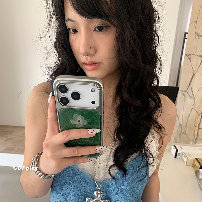 Ins Green Chamomile Small Flow - Phone Cases Green ulasan dan harga