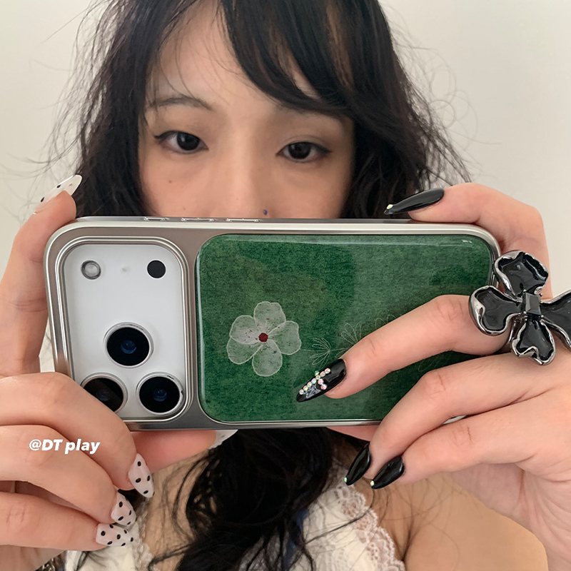 Ins Green Chamomile Small Flow - Phone Cases Green ulasan dan harga