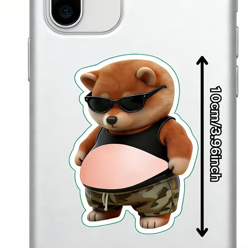 2/4pcs 3D Puppy w/ Glasses & B - Phone Cases Big W ulasan dan harga