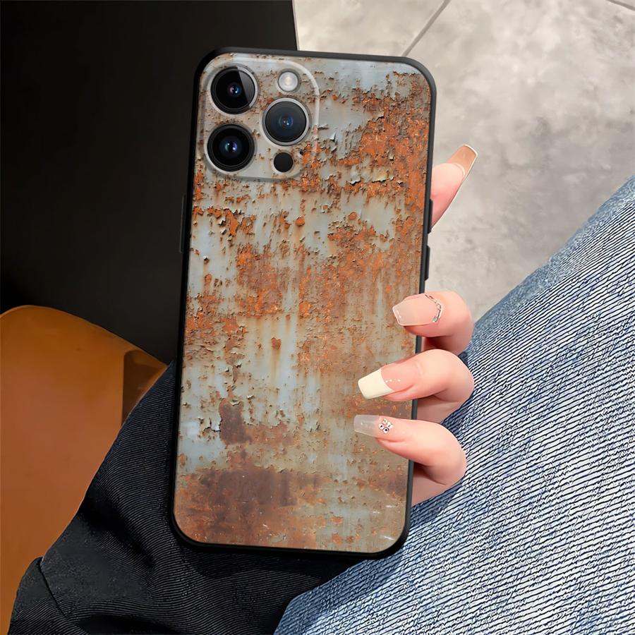 Retro Rust Design Case for iPh - Phone Cases Online ulasan dan harga