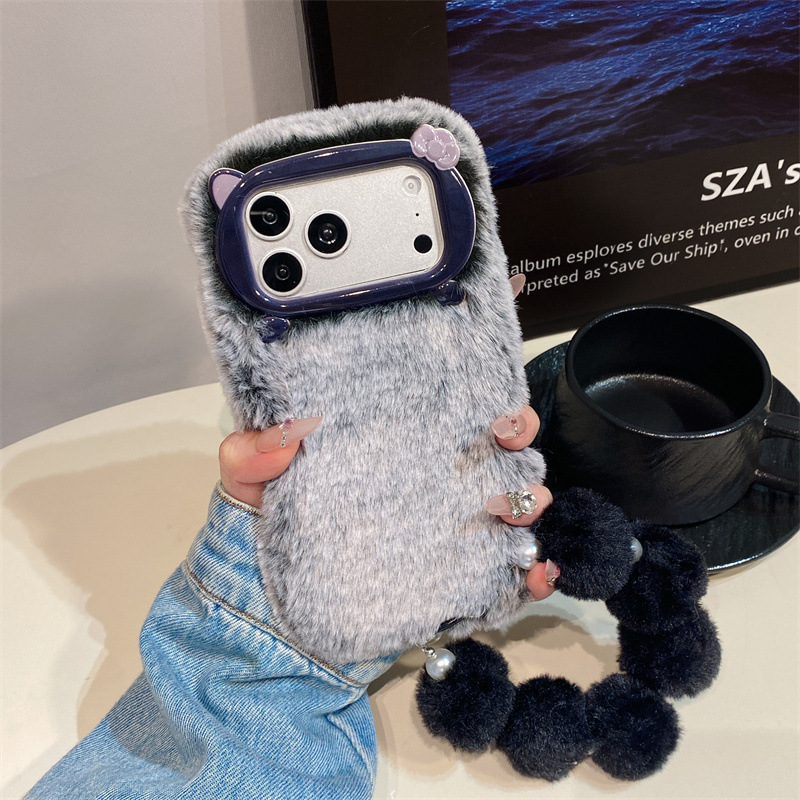 Luxury Solid Colors Furry Plus - Phone Cases Iphone 16 Pro Max ulasan dan harga
