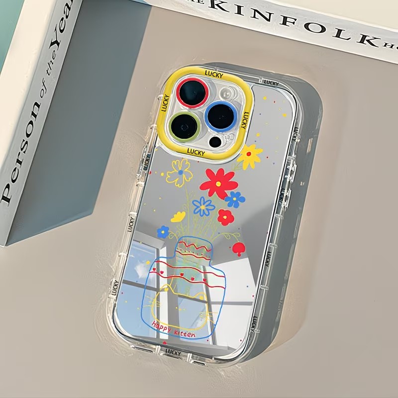 Summer Daisy Cat Vase Design M - Phone Cases Xr Cute ulasan dan harga