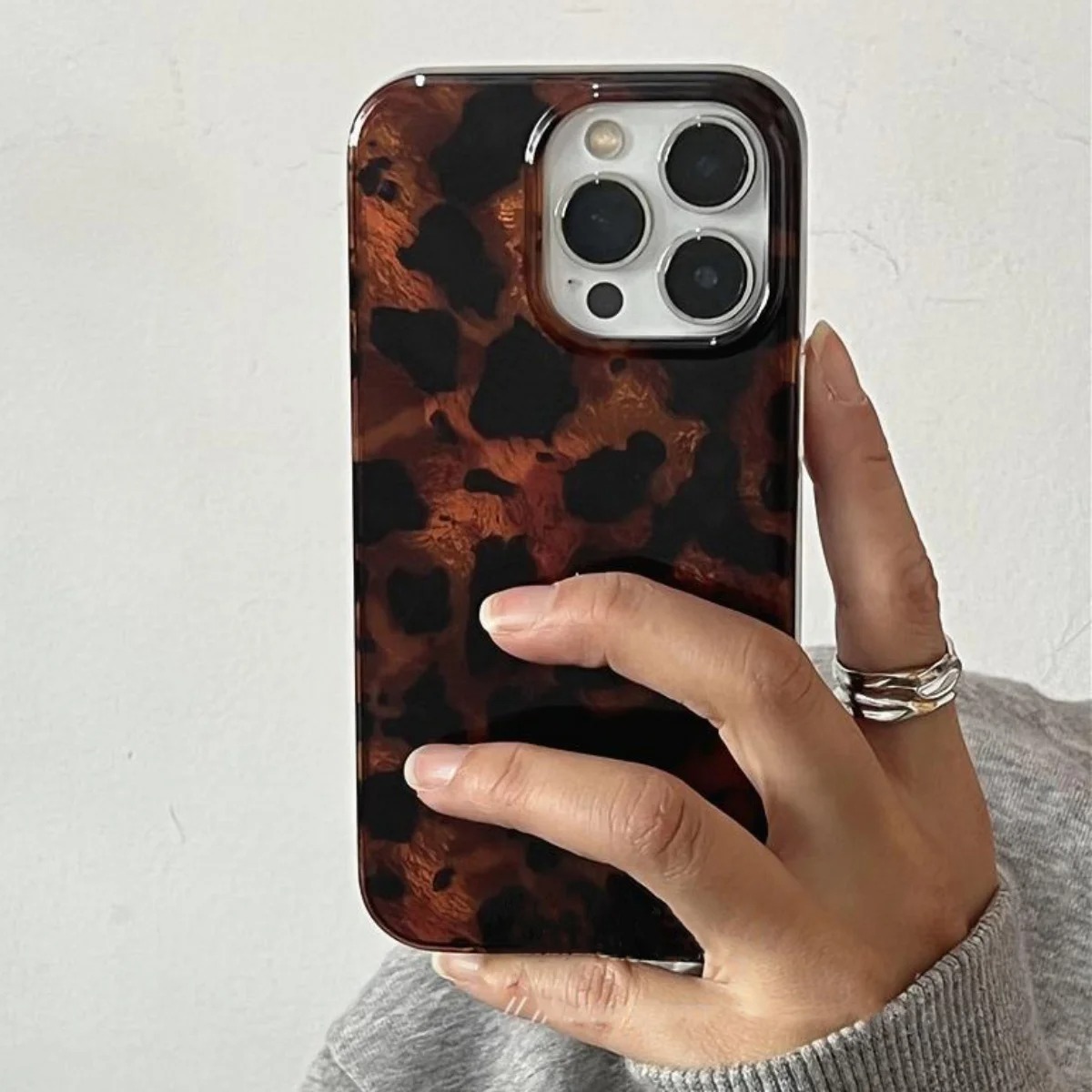 Retro Amber Texture Laser Phon - Phone Cases Online ulasan dan harga