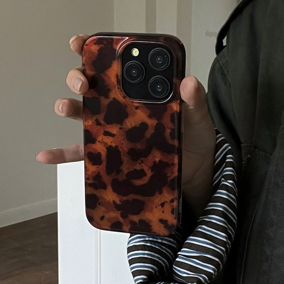 Retro Amber Texture Laser Phon - Phone Cases Online ulasan dan harga