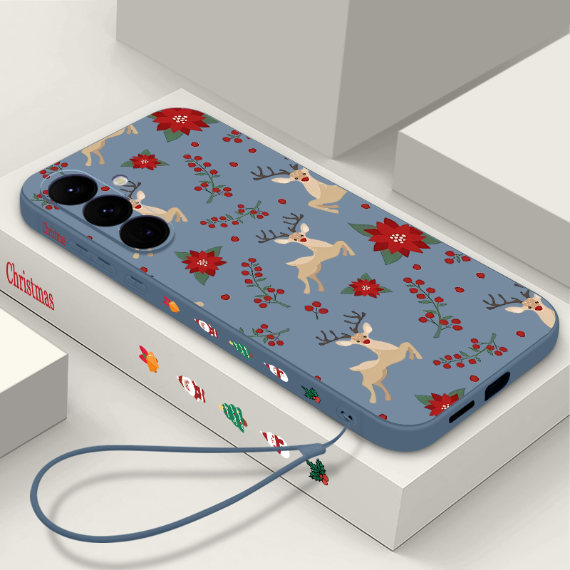 Red Deer Flowers Pattern Phone - Phone Cases Red Deer ulasan dan harga