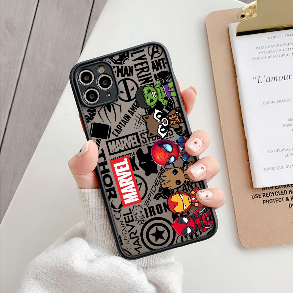 Cute Marvel Heroes Matte Trans - Phone Cases Xr Cute ulasan dan harga