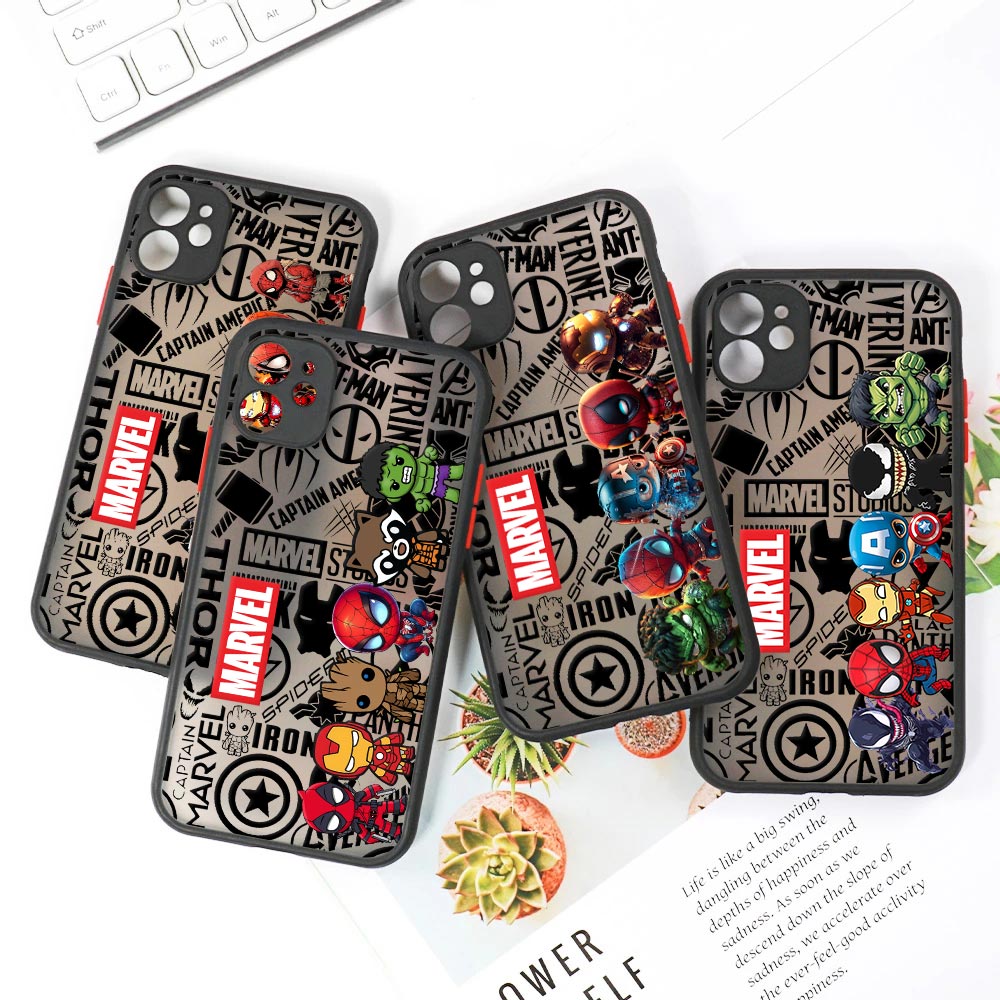 Cute Marvel Heroes Matte Trans - Phone Cases Xr Cute ulasan dan harga
