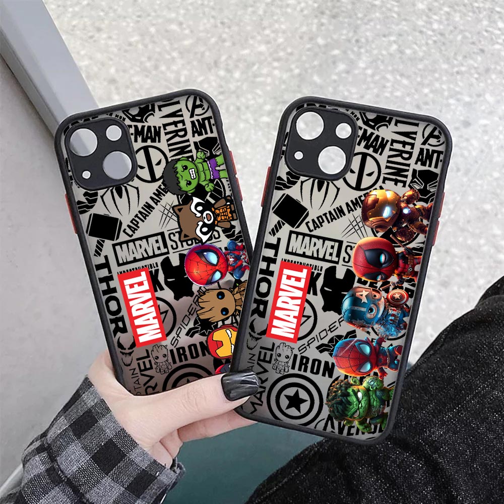 Cute Marvel Heroes Matte Trans - Phone Cases Xr Cute ulasan dan harga