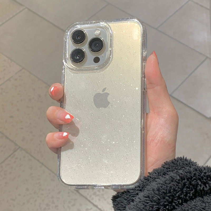 Transparent Simple Glitter Pho - Phone Cases Y2K ulasan dan harga