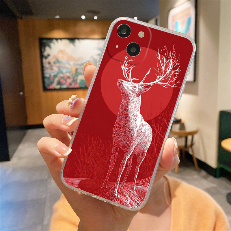 Soft TPU Transparent Phone Cas - Phone Cases Red Deer ulasan dan harga