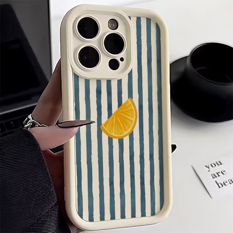 Striped Lemon Slice Pattern Ph - Phone Cases Online ulasan dan harga