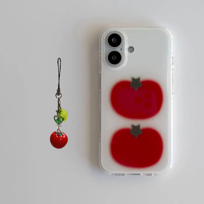 Korean Ins Two Ted Tomato Cart - Phone Cases Y2K ulasan dan harga