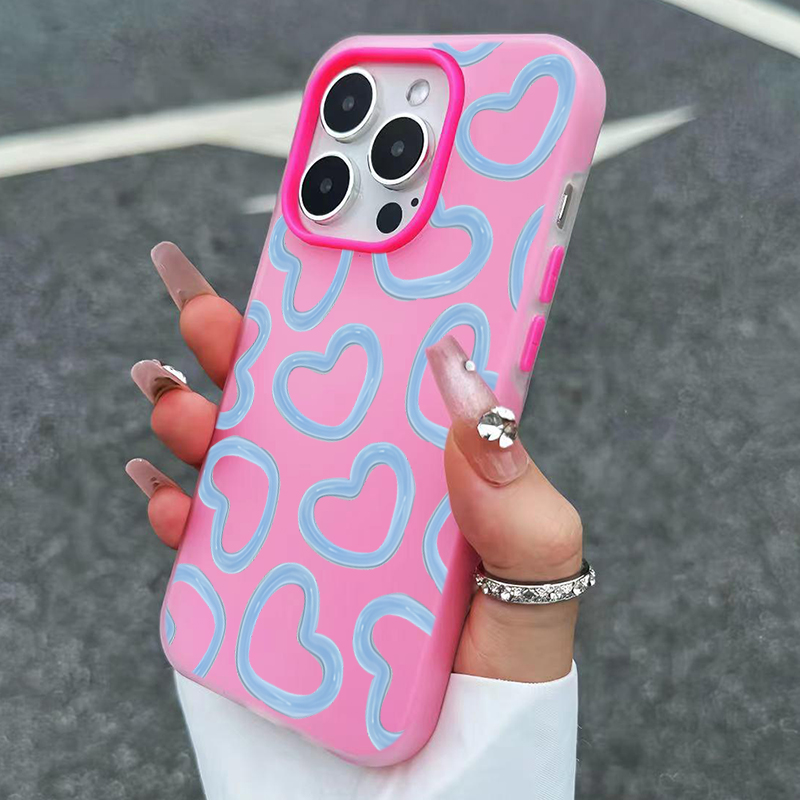 Cute Oil Painting Love Heart P - Phone Cases Xr Cute ulasan dan harga