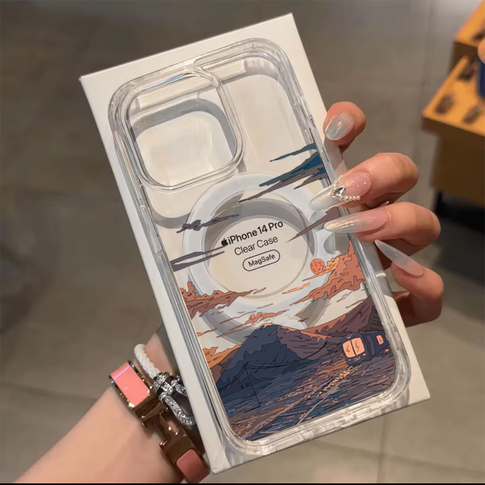 Sunset Pattern Fashion Phone C - Phone Cases Like Loopy ulasan dan harga