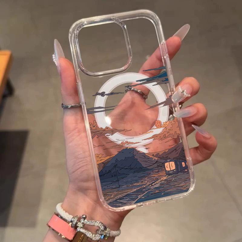 Sunset Pattern Fashion Phone C - Phone Cases Like Loopy ulasan dan harga