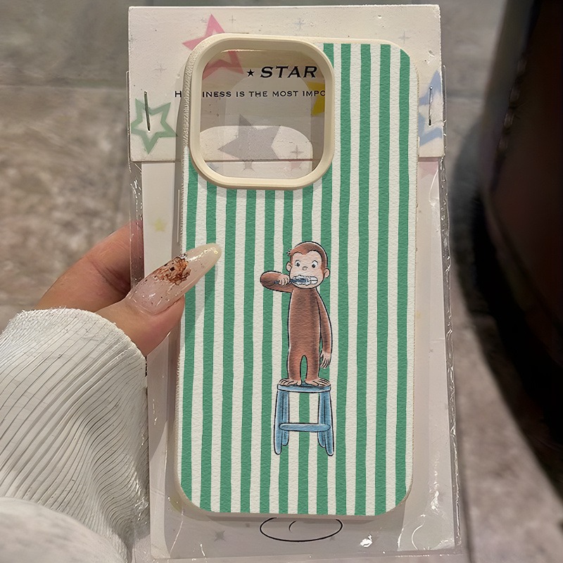 Green Striped Toothbrush Monke - Phone Cases Green ulasan dan harga