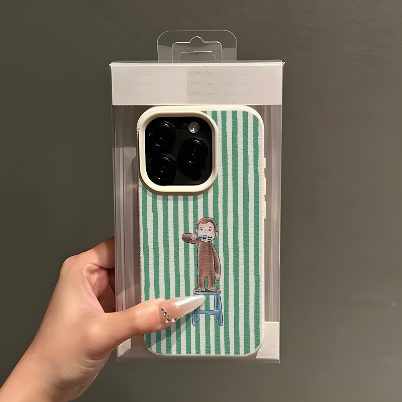 Green Striped Toothbrush Monke - Phone Cases Green ulasan dan harga