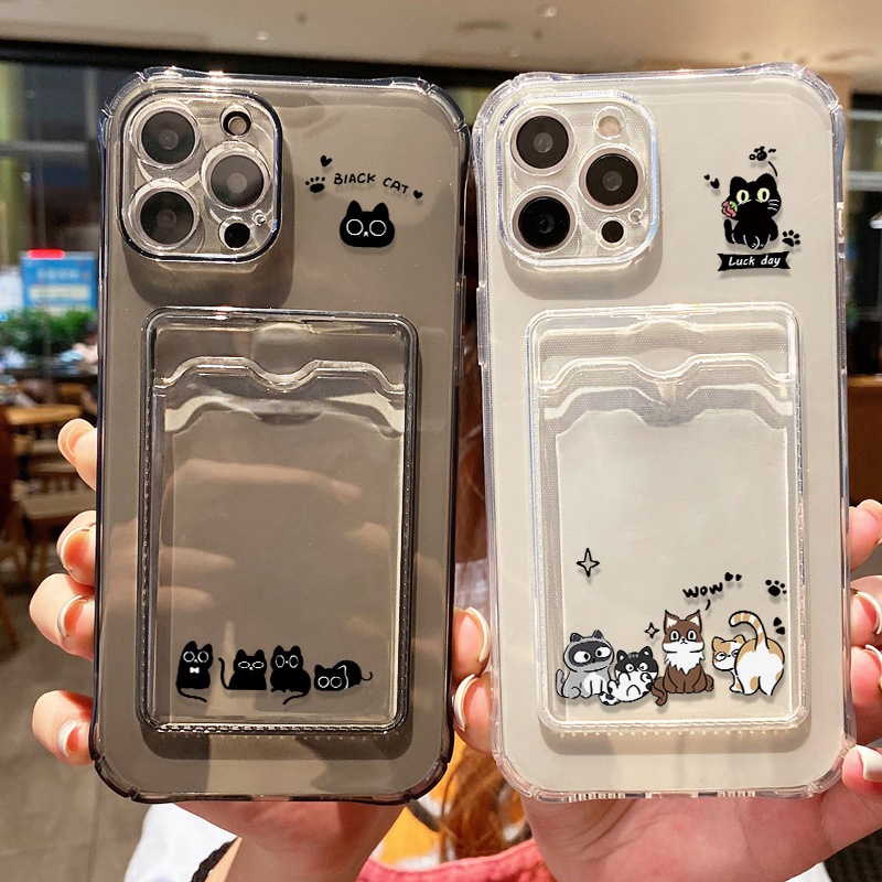 Cute Black Cat Phone Case For  - Phone Cases Xr Cute ulasan dan harga